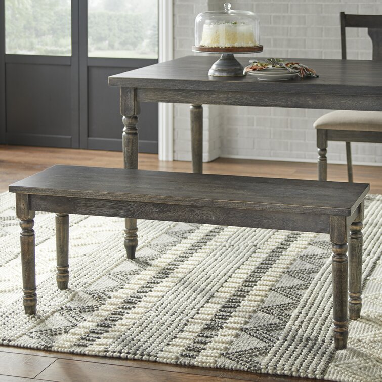 Wayfair farmhouse best sale table with bench